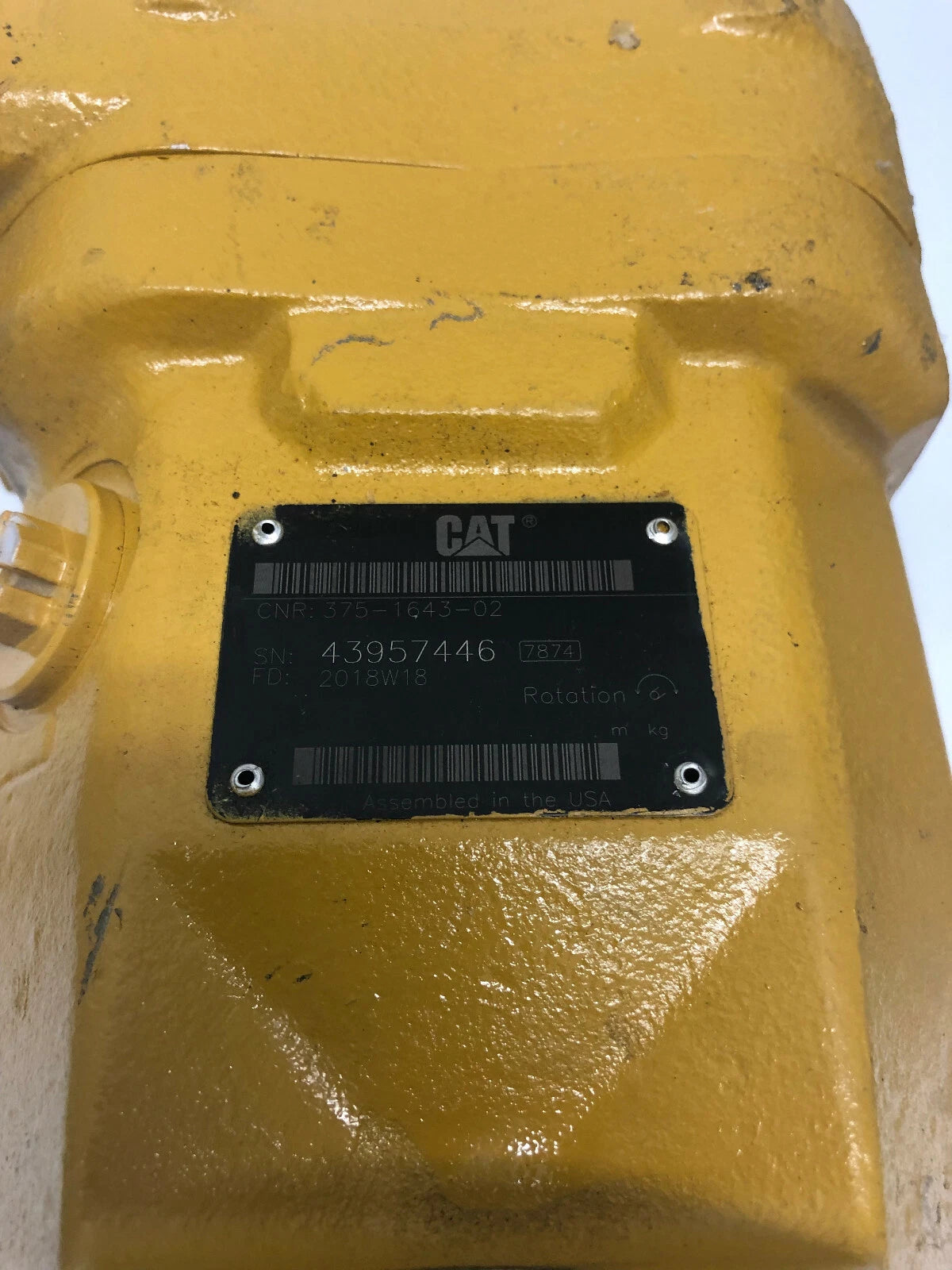 R986110969 Genuine CAT Hydraulic Axial Piston Motor