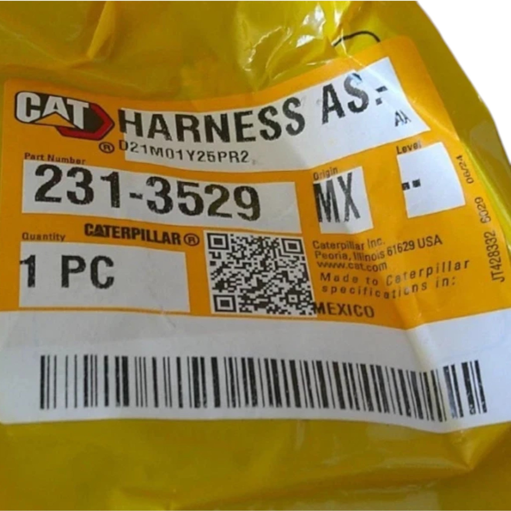 2313529 Genuine Cat Transmission Control Wiring Harness