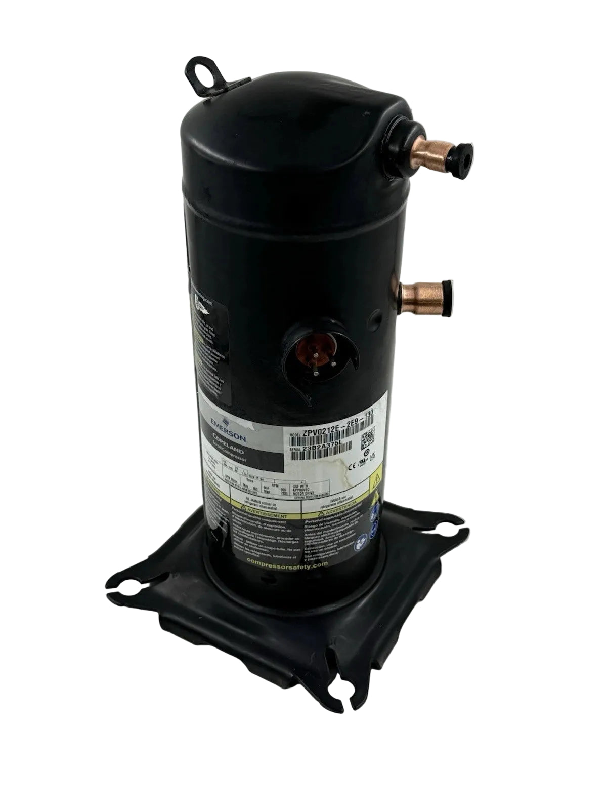 ZPV0212E2E9130 Genuine Copeland Scroll Compressor