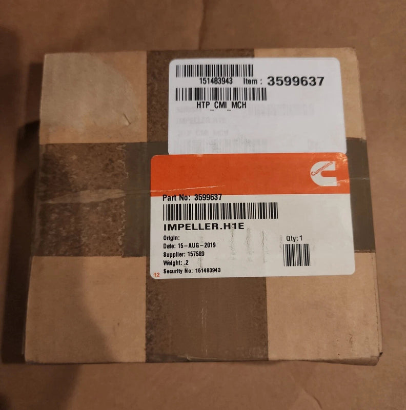 3599637 Cummins Turbocharger Compressor Impeller