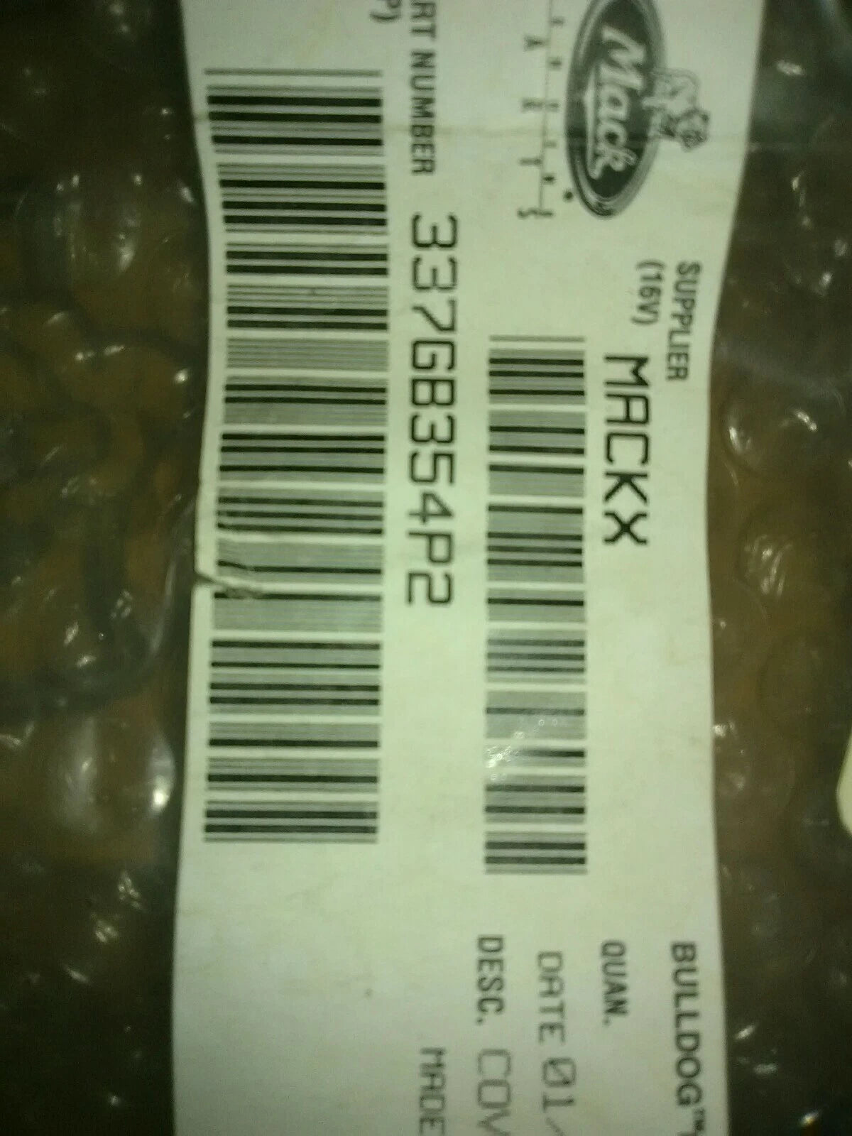 337GB354P2 Genuine Mack Valve Cover