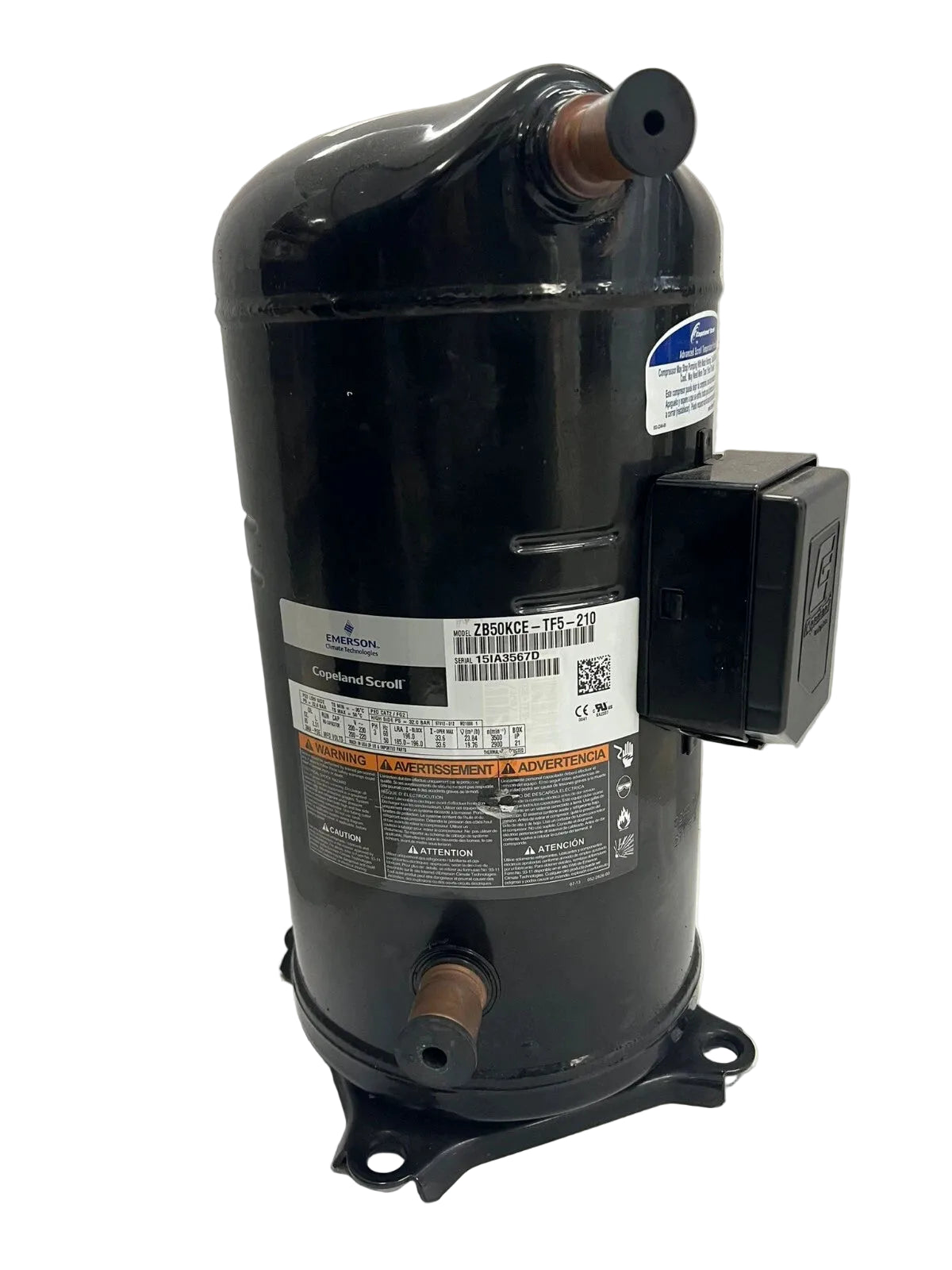 ZB50KCE-TF5-210 Genuine Copeland Copeland Compressor