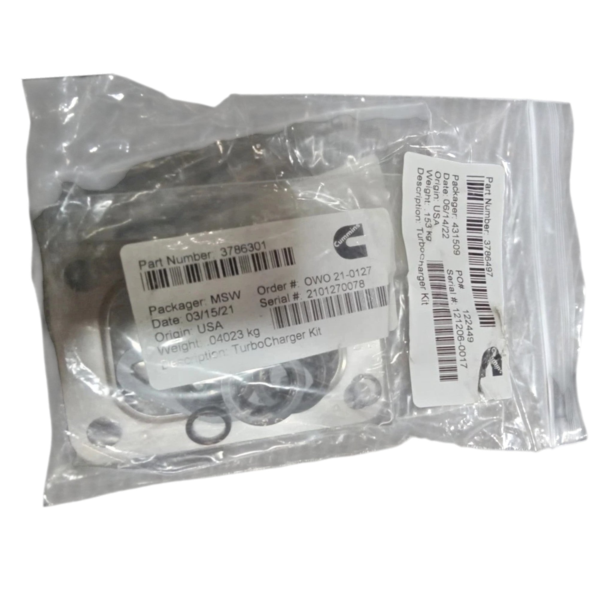 6520828 Genuine Cummins Turbocharger