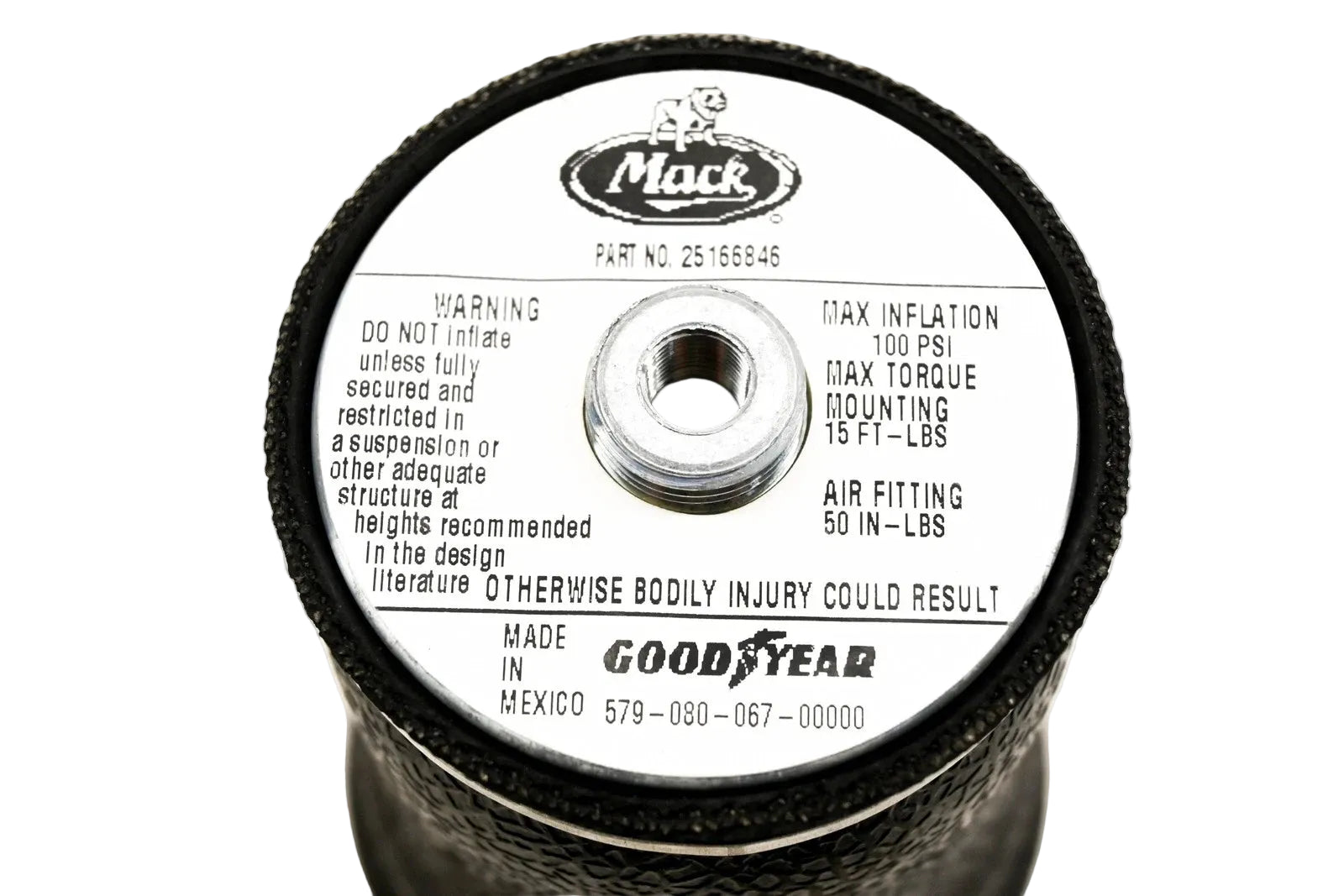 227QS34B Genuine Mack Goodyear Air Spring Cabin NOS