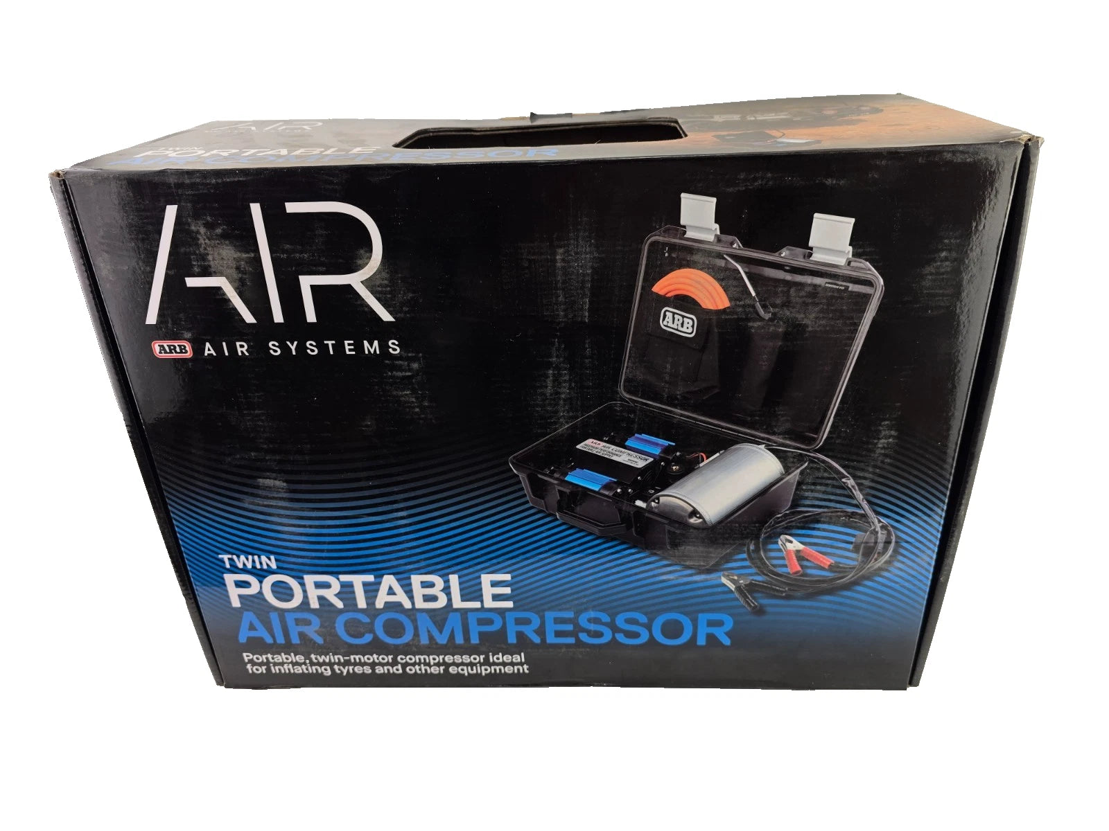 CKMTP24 ARB Twin 24V Portable Air Compressor with Waterproof Case