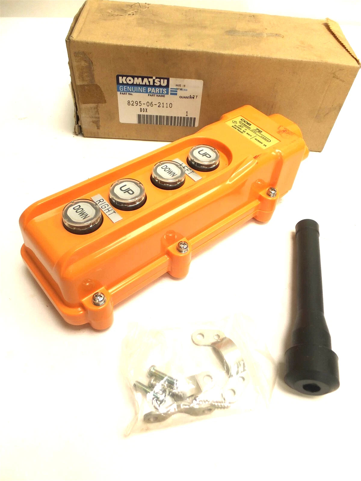 Genuine OEM Komatsu Rainproof Hoist Push Button Switch Kasuga COB72