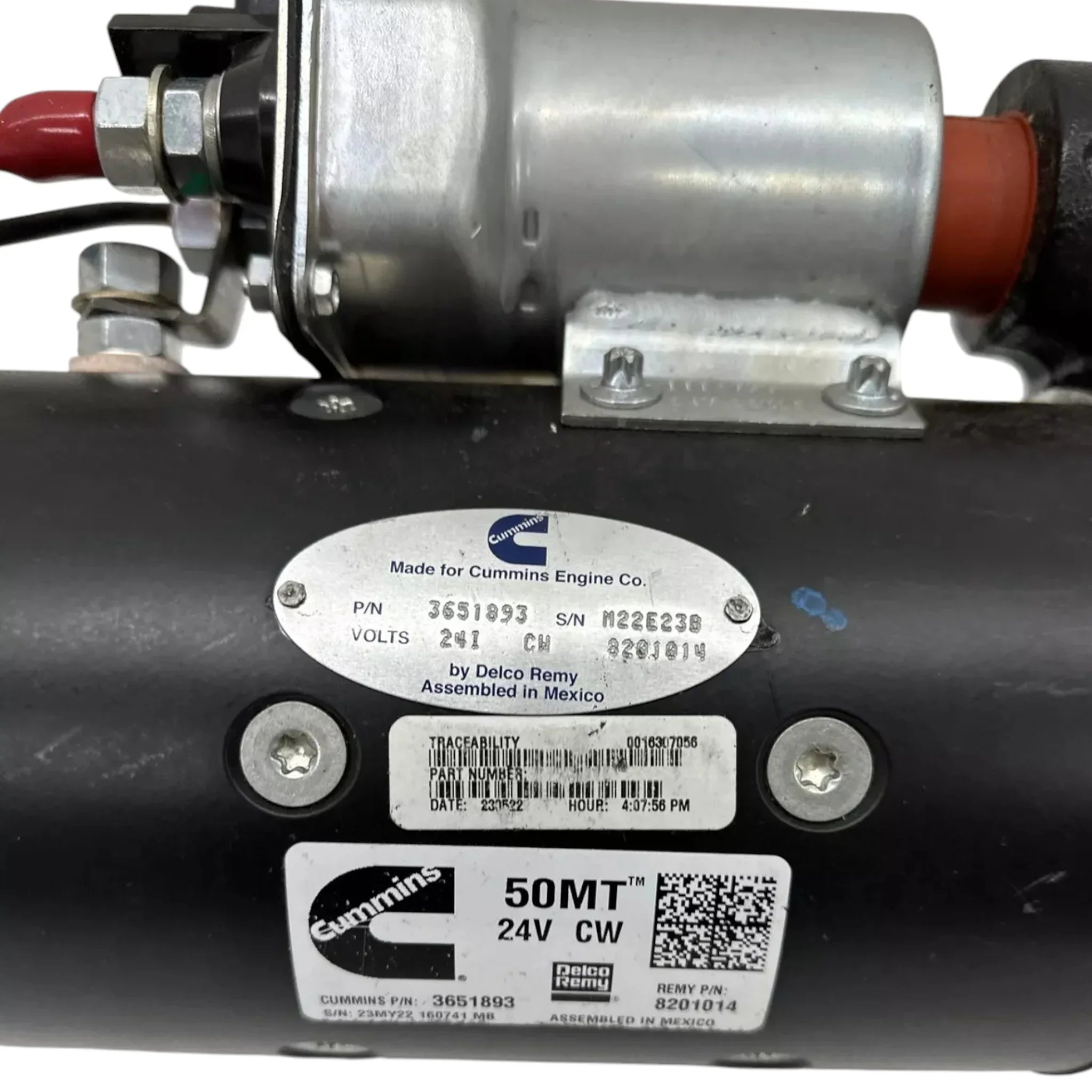 3636820 Genuine Cummins Starting Motor 24V