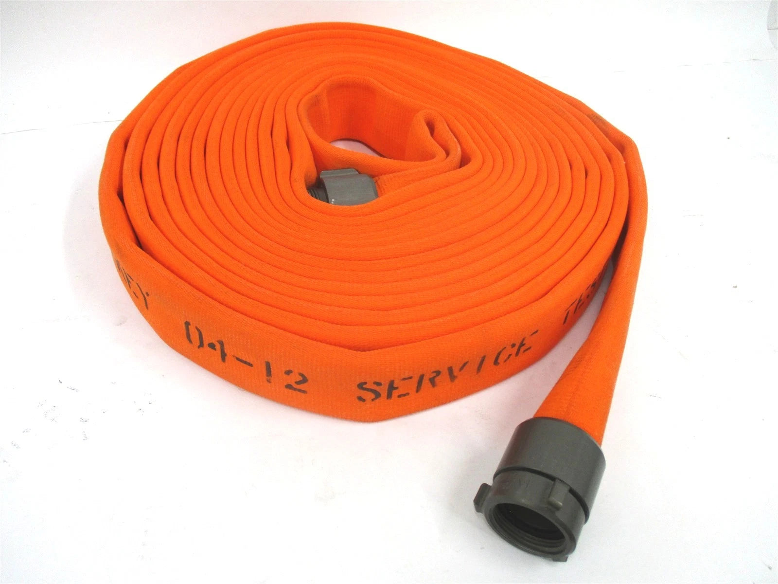 New Orange Fire Hose 1-3/4" X 50 Feet with Connectors Made in USA
