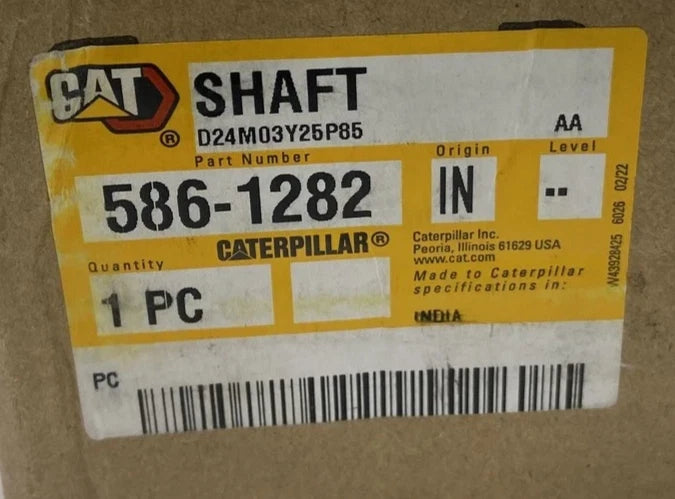 586-1282 Genuine CAT Water Pump Shaft
