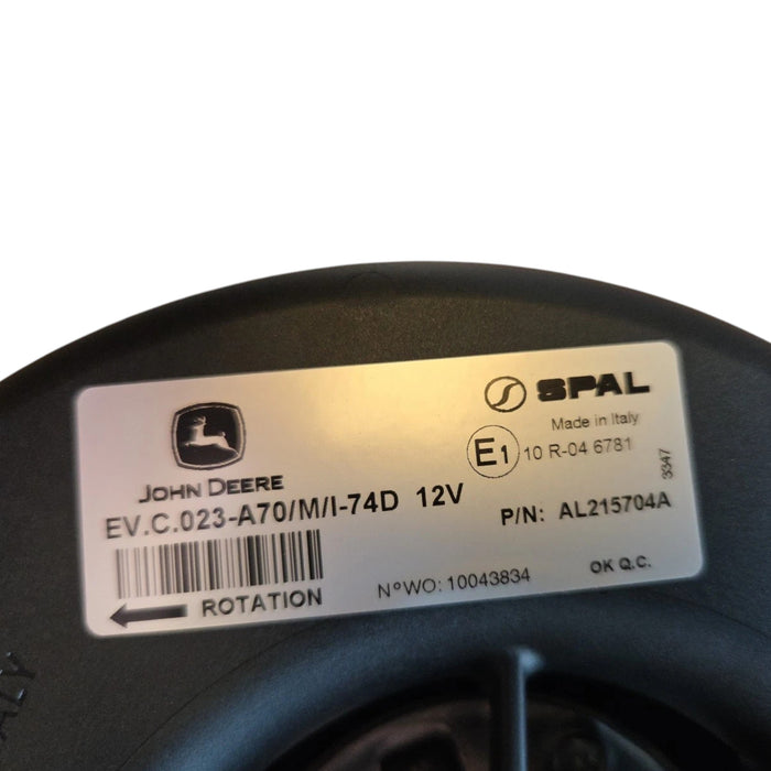 AL110881 John Deere Air Circulation Main Cab Blower Motor