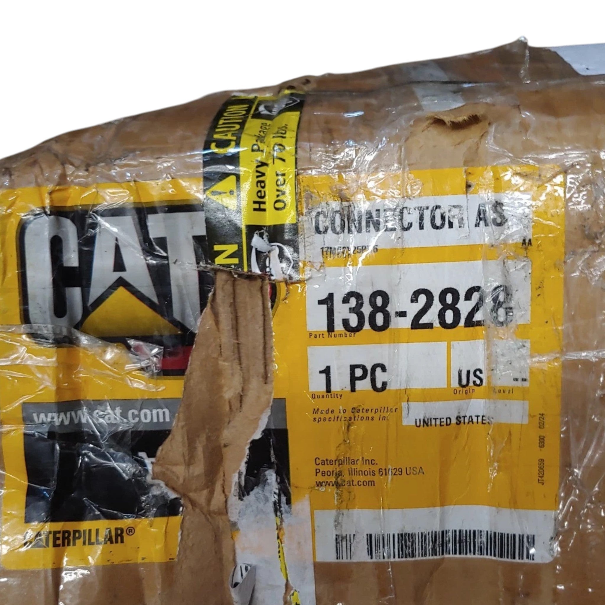 1382828 Genuine CAT Push Arm Connector