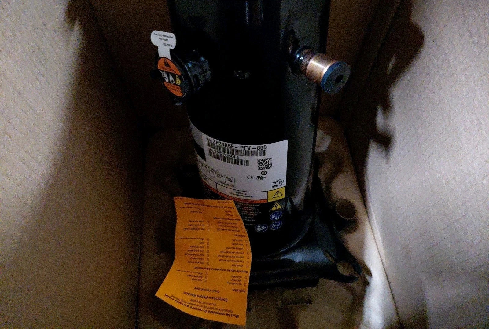 ZP24K5EPFV800 Genuine Copeland Scroll Compressor