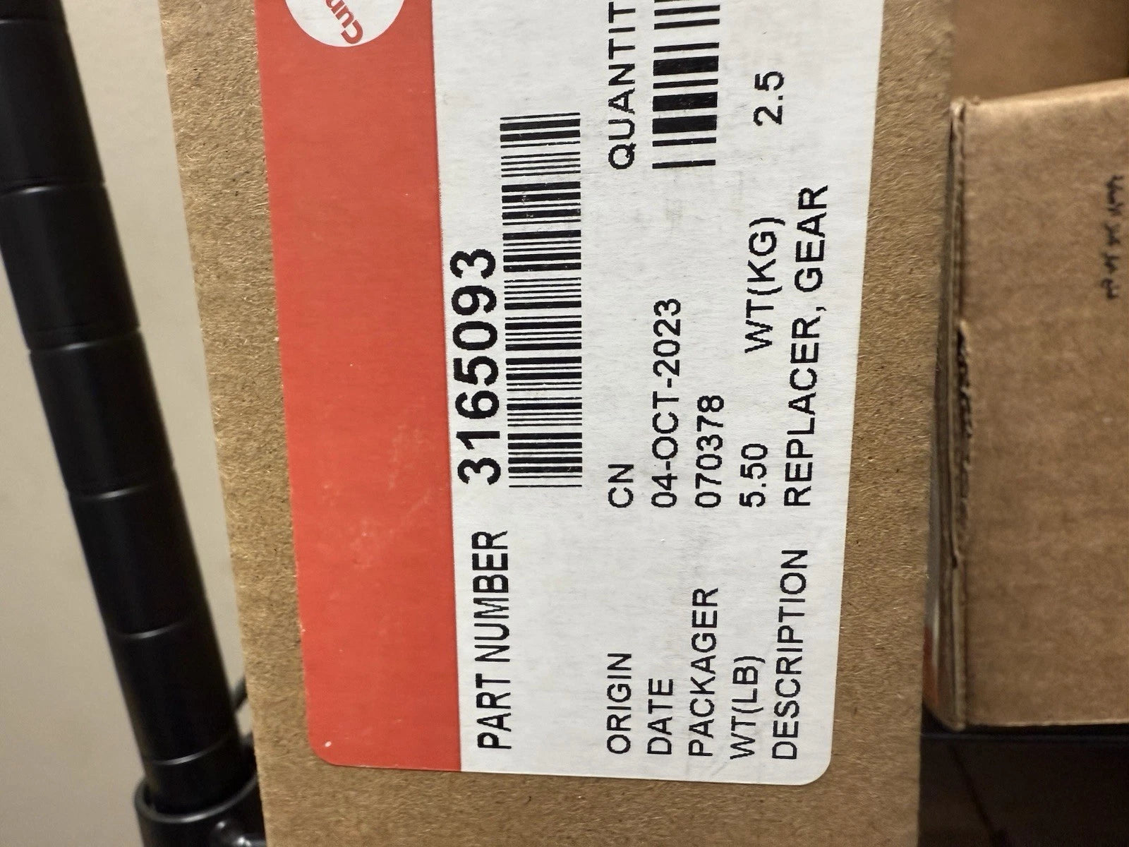 3165093 Genuine Cummins Gear Replacer