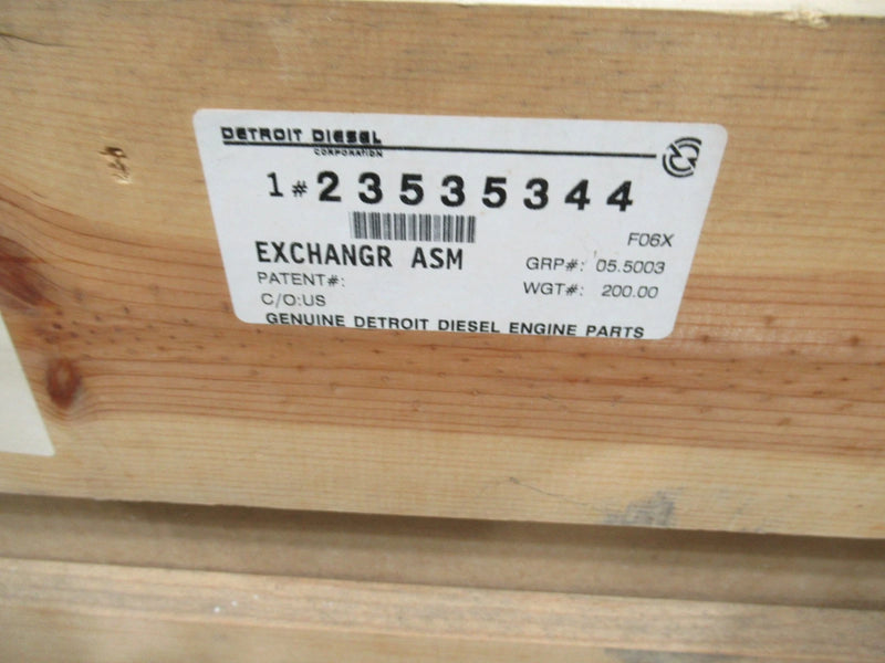 23535344 Genuine Detroit Diesel Exchanger Assembly