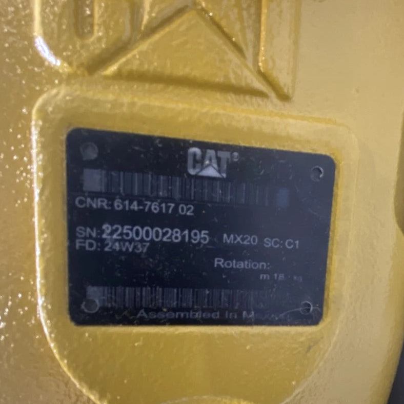 614-7617 Genuine CAT Hydraulic Piston Pump