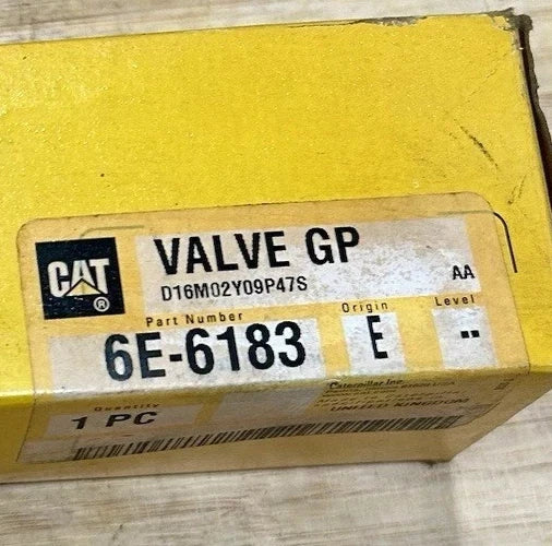 6E-6183 Genuine CAT Hydraulic Relief Valve