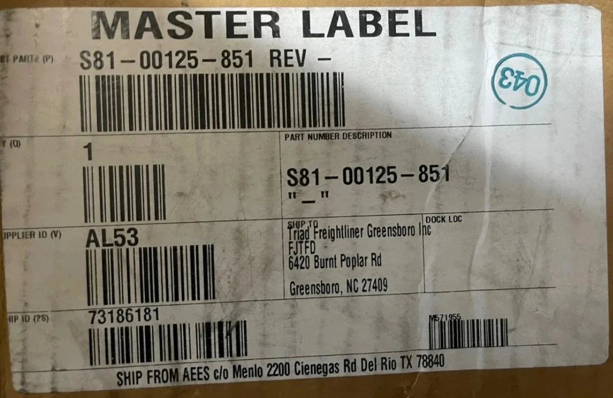 S8100125851 Genuine Freightliner Wiring Harness