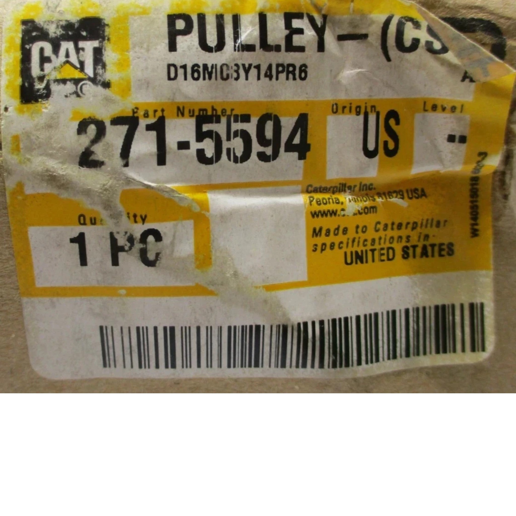 2715594 Genuine CAT Groove Pulley