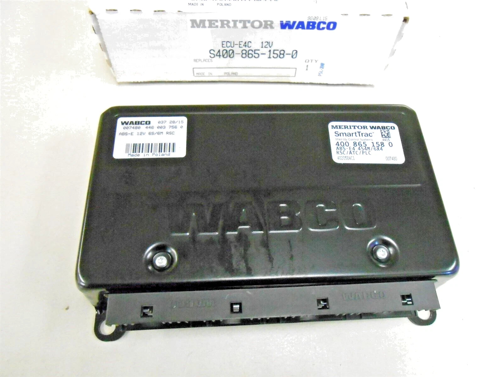 New International Smarttrac ABS EC4 ECU 12V S4008651580 Meritor WABCO