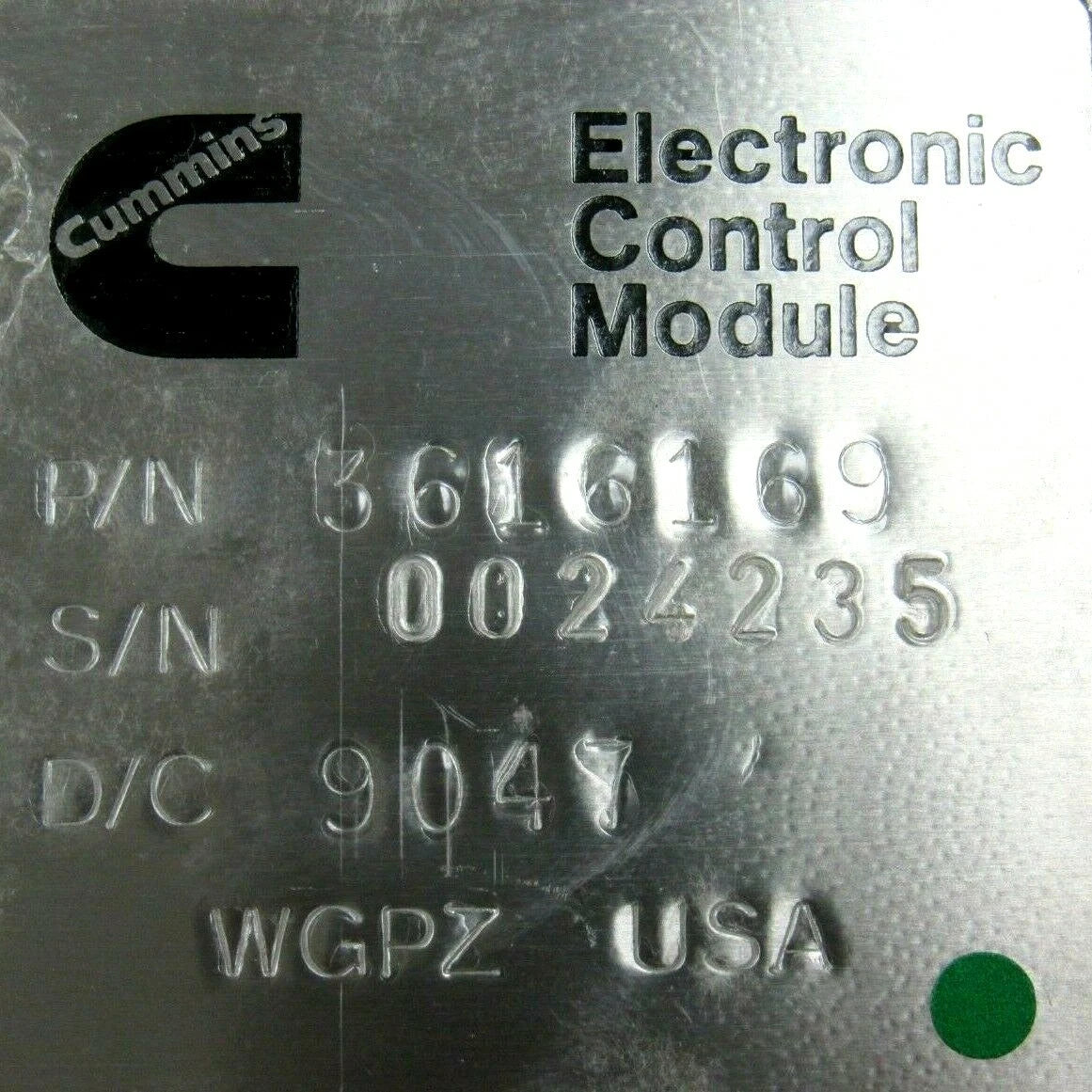 3616169 Genuine Cummins Electronic Control Module