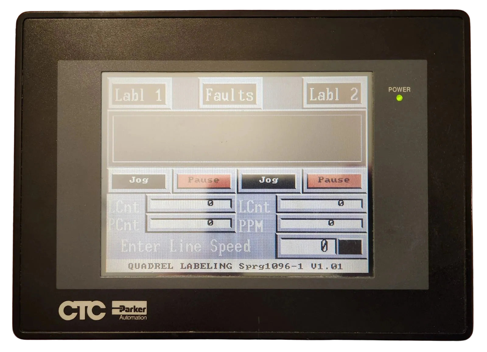 P11-314DR Genuine Parker Automation Operator Touch Interface Used