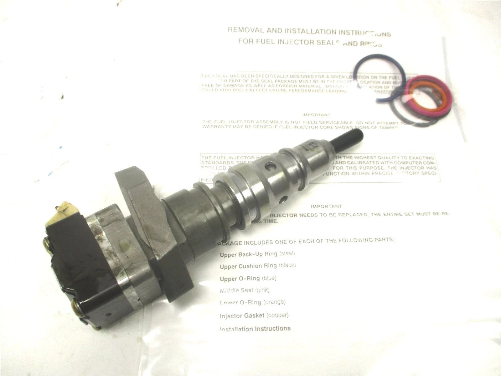 Reman International Detroit Diesel Fuel Injector with Seals DT466