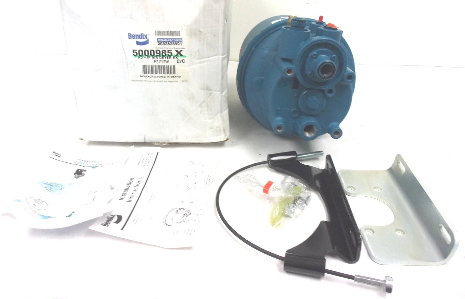 Reman Bendix AD-IP Desiccant Air Brake Dryer Valve W/ Heater Kit 12V