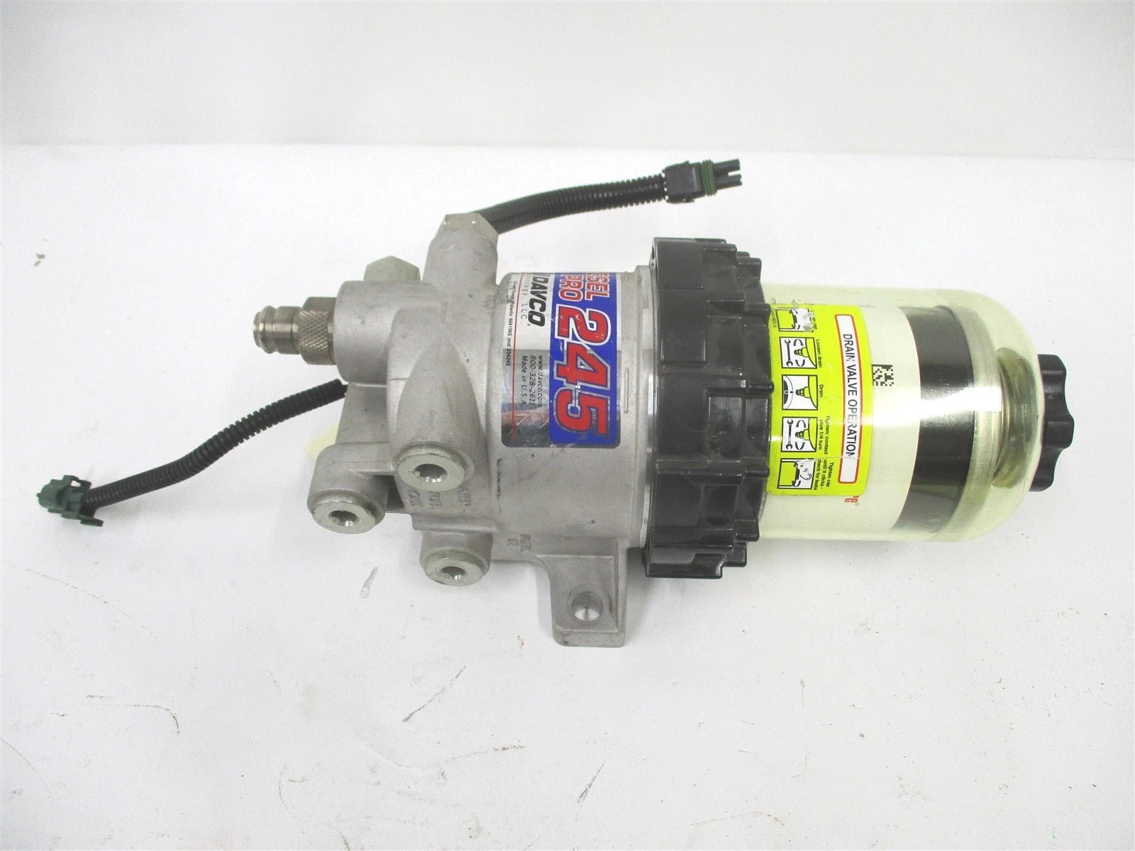 International DAVCO Diesel Pro 245 Fuel Water Filter 12V Heat WIF