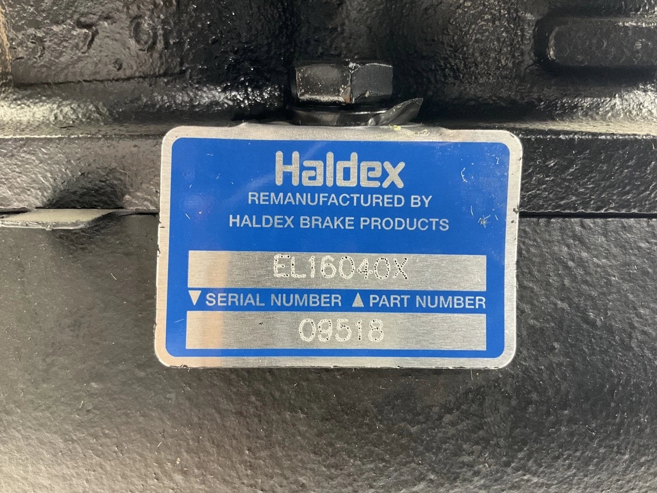 EL16040X Genuine Haldex Air Brake Compressor