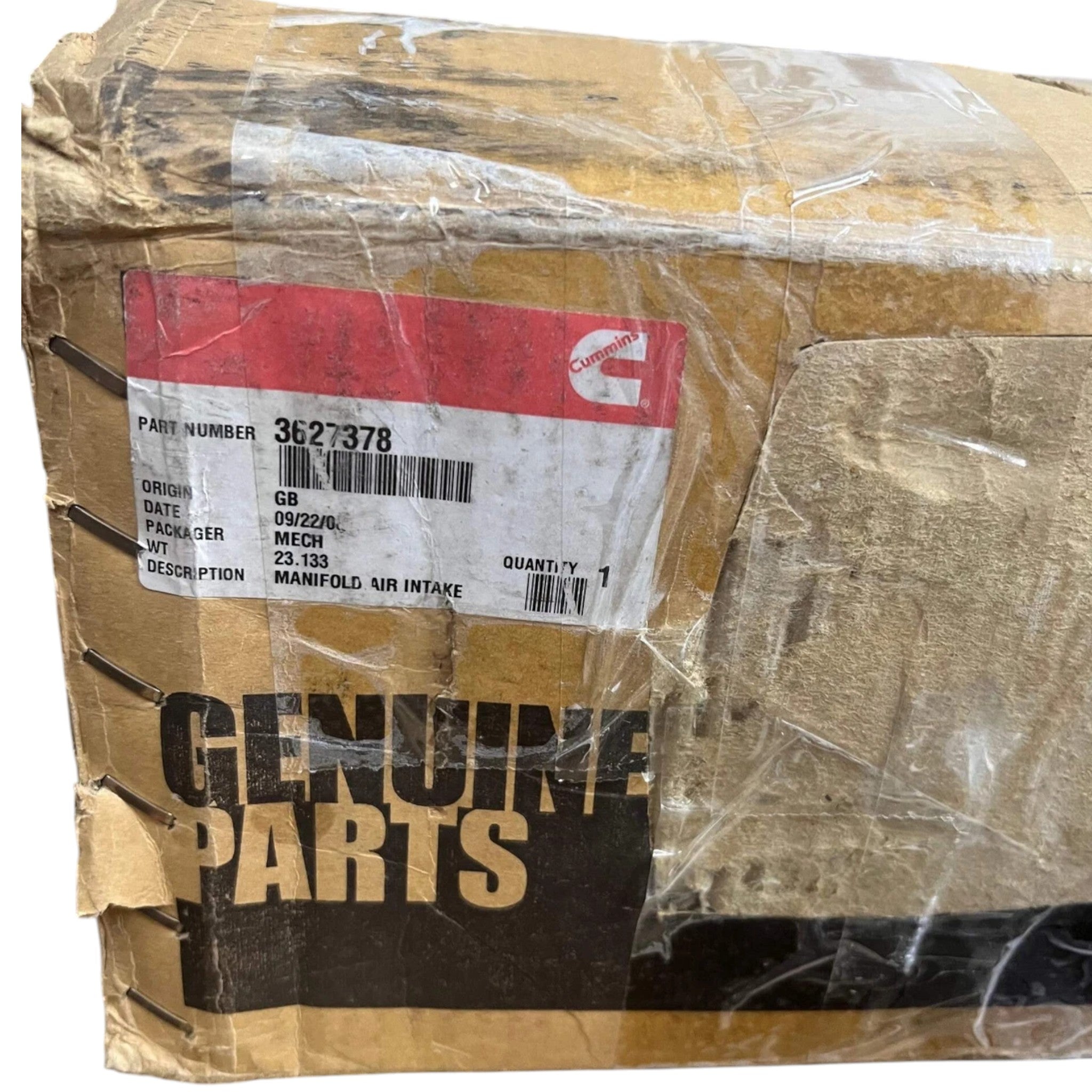 3629542 Genuine Cummins Air Intake Manifold