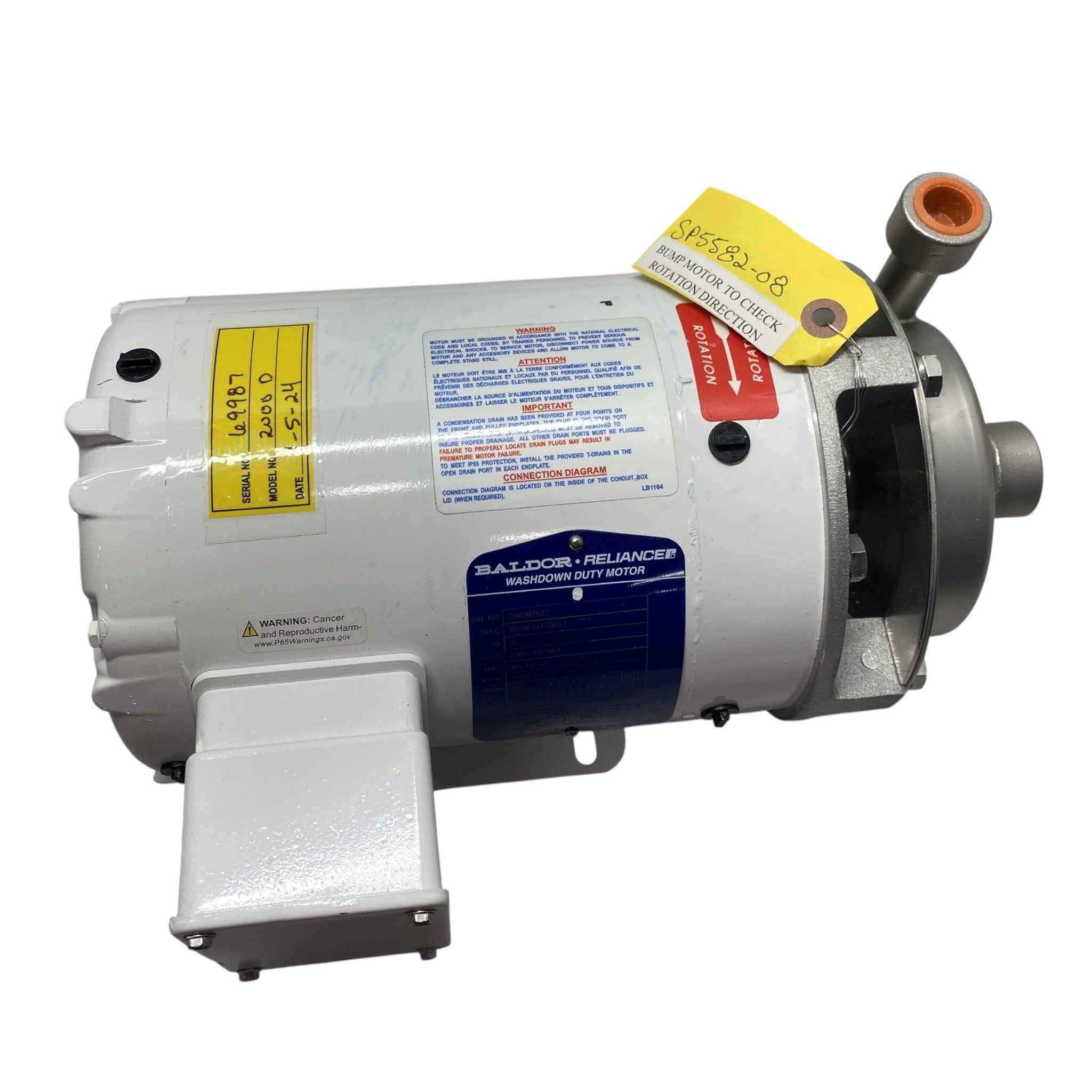 CWDM3537 Baldor Wash Down Duty Motors