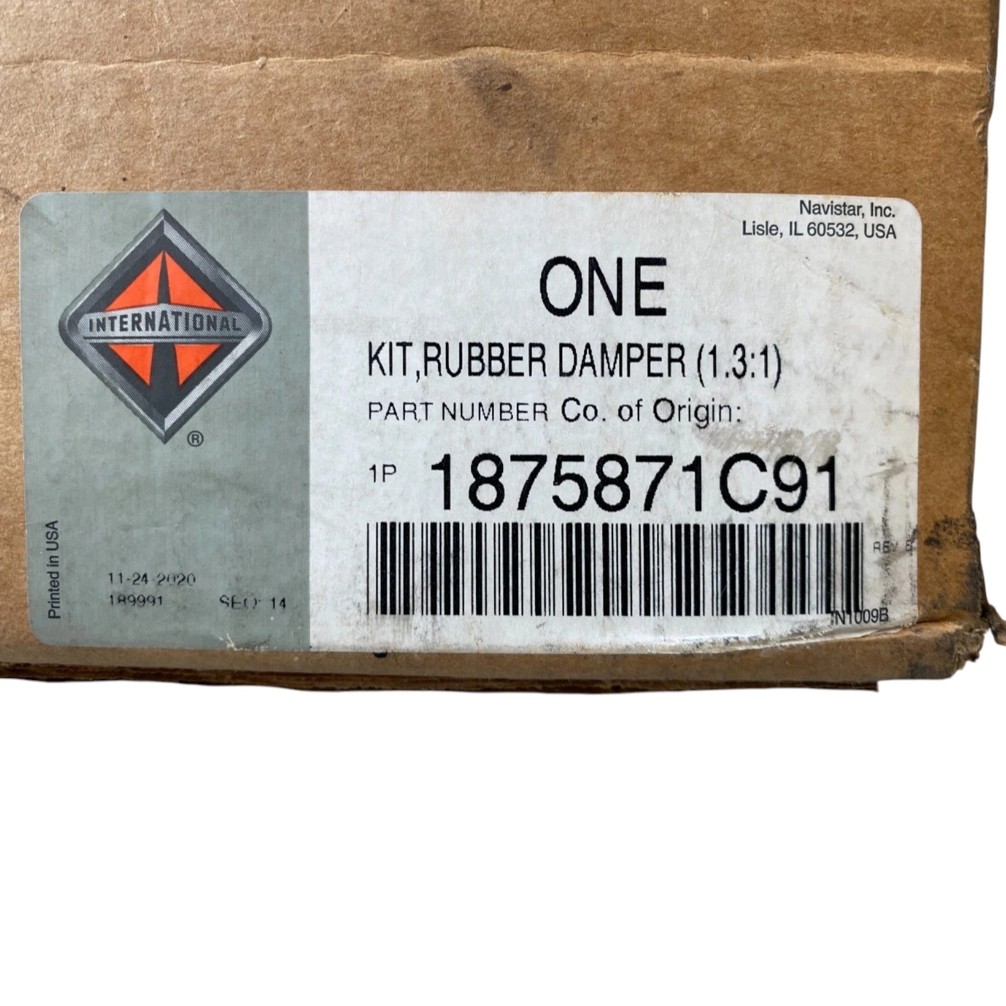 1875871C91 Genuine International Rubber Damper Kit