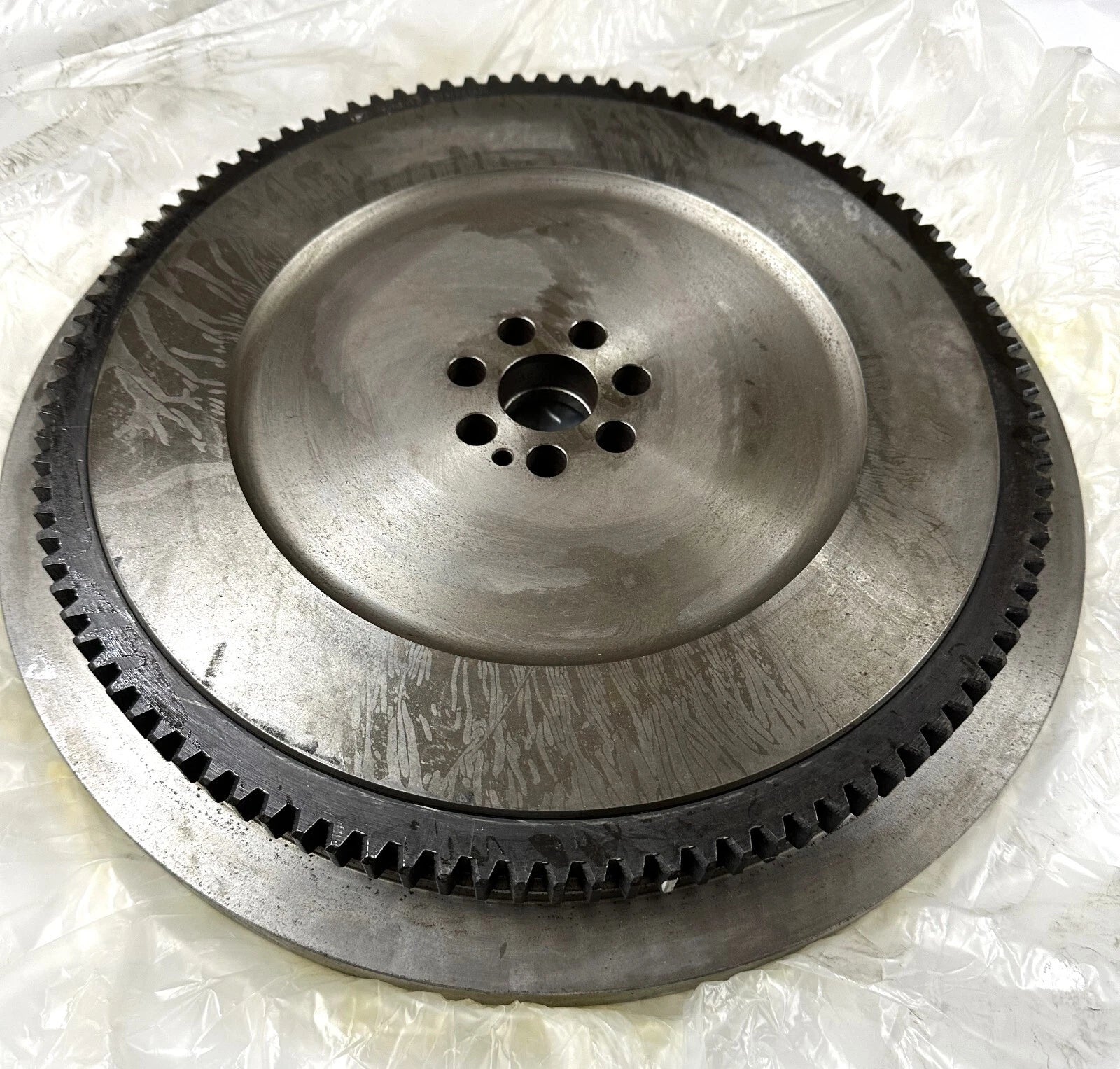 Genuine OEM Kubota Flywheel 14" Bottom Side 12 Gear Side V2607