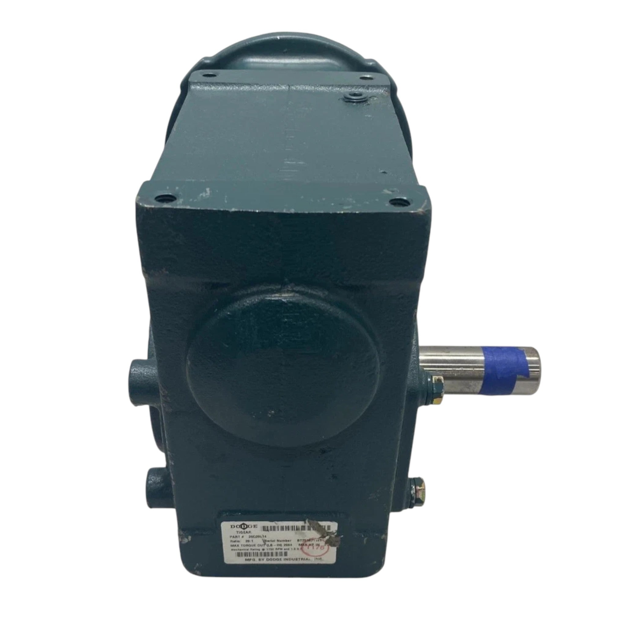 26Q20L14 Genuine Dodge Right Angle Worm Gear Speed Reducer