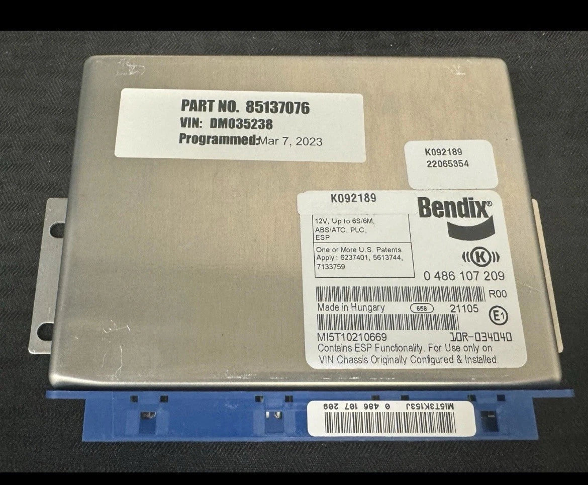 K092189 Genuine Bendix ECU ABS Control Module EC-60