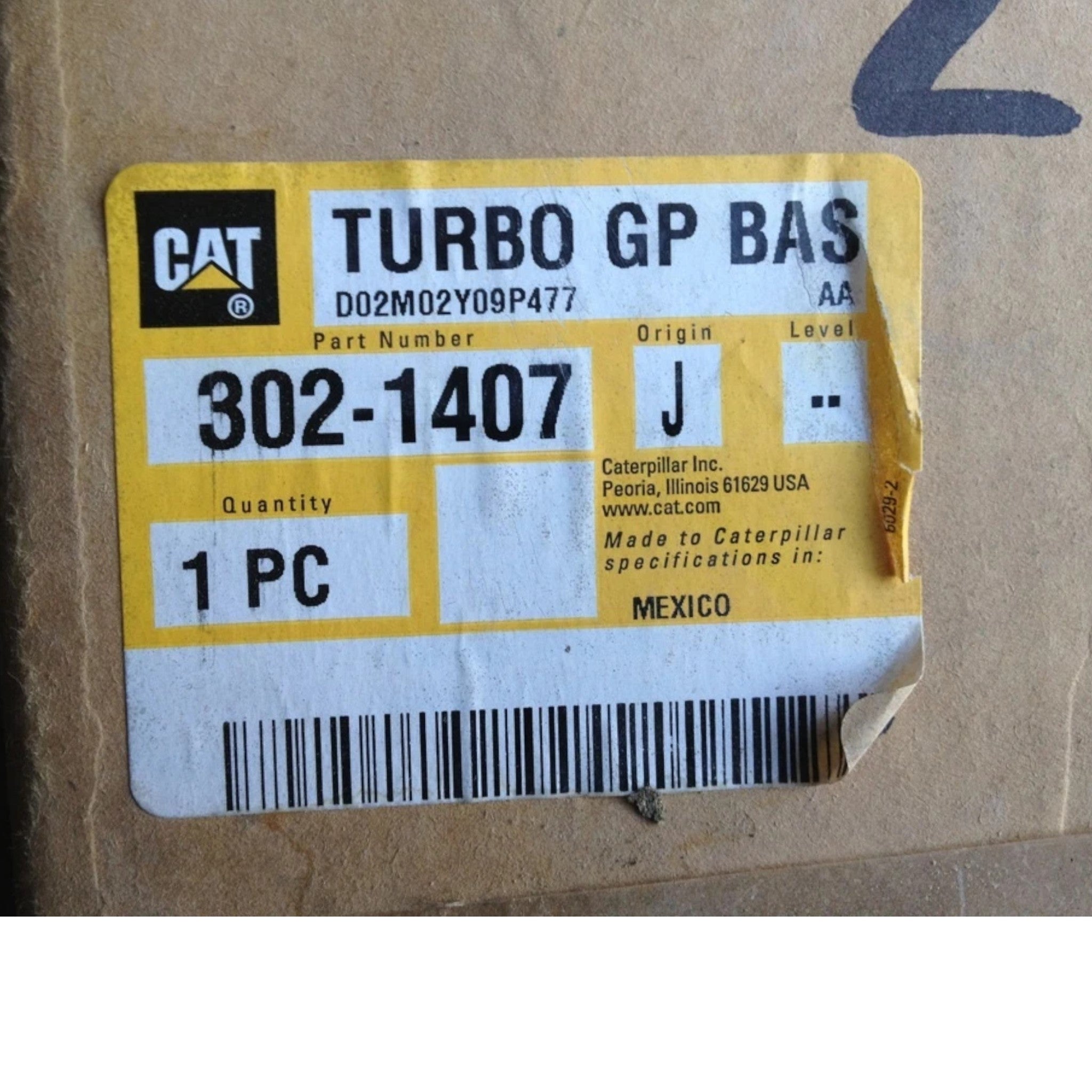 3021407 Genuine Caterpillar Engine Turbocharger
