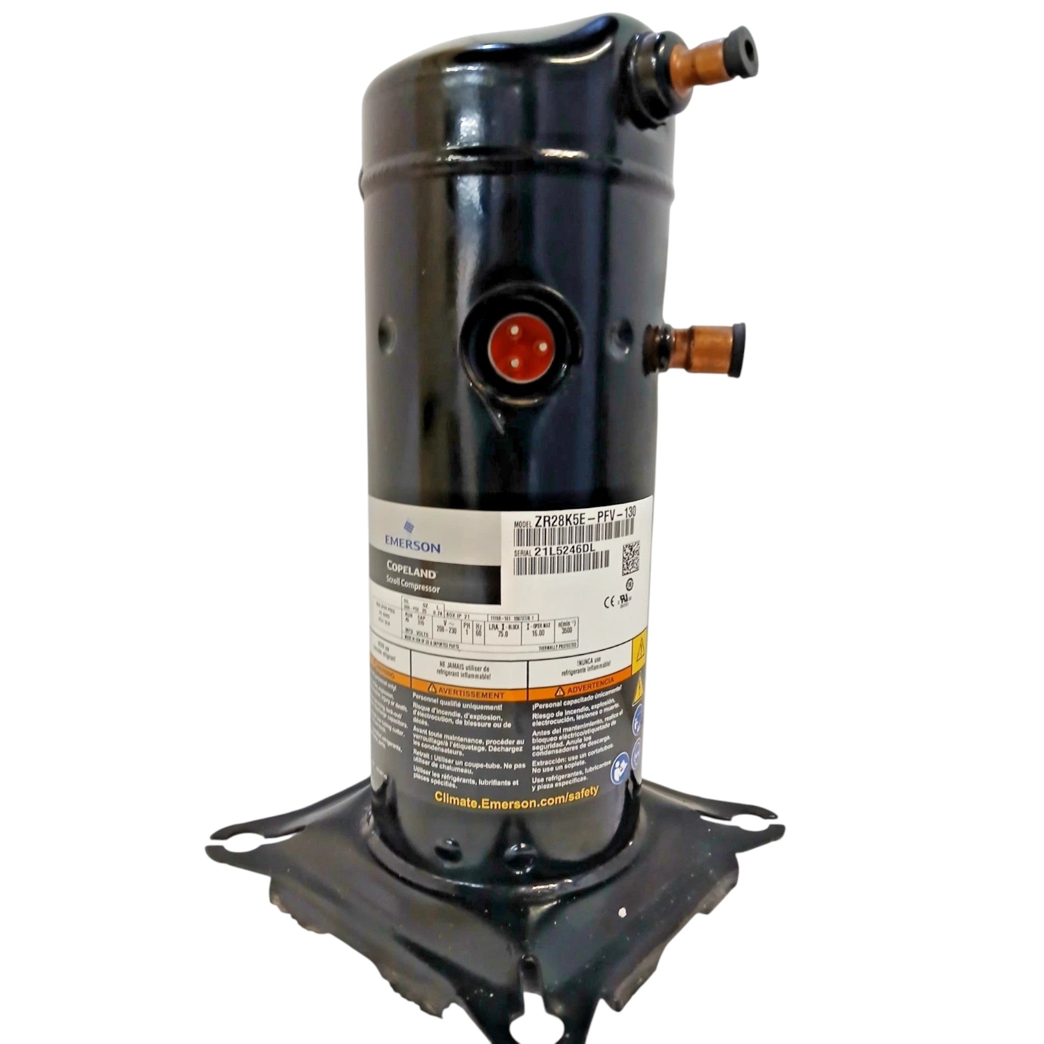 ZR28K5EPFV130 Copeland Scroll Compressor