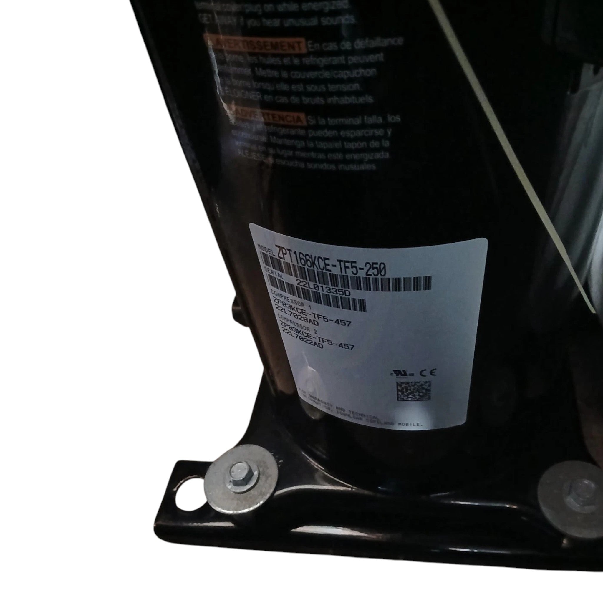 ZPT166KCETF5250 Genuine Copeland Scroll Compressor