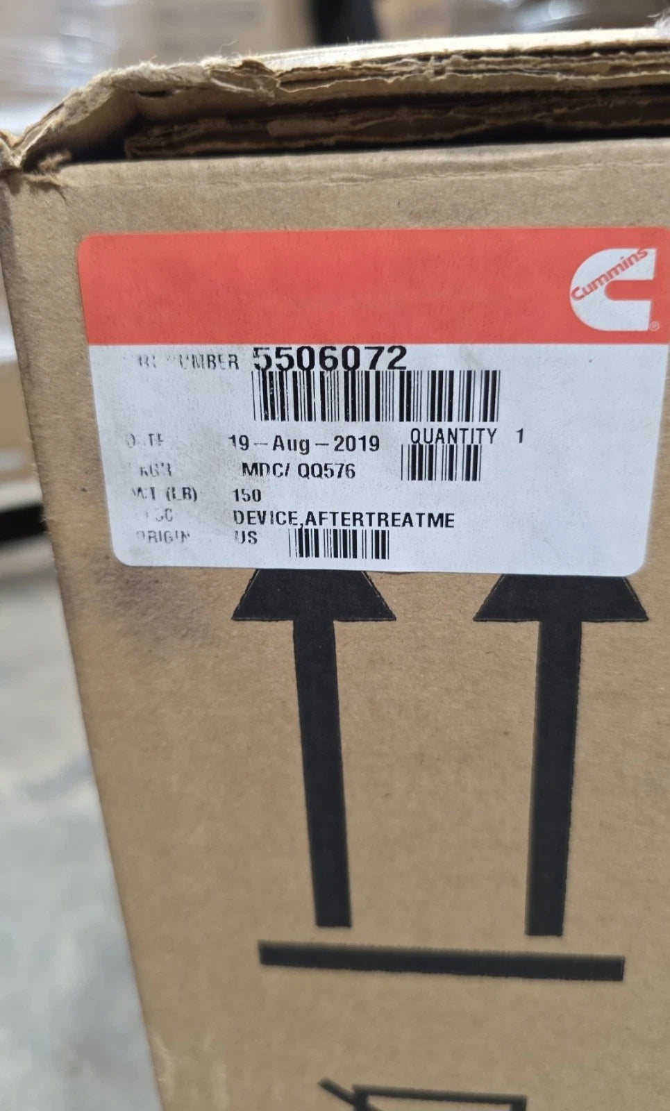 5506072 Genuine Cummins Aftertreatment Device Catalyst