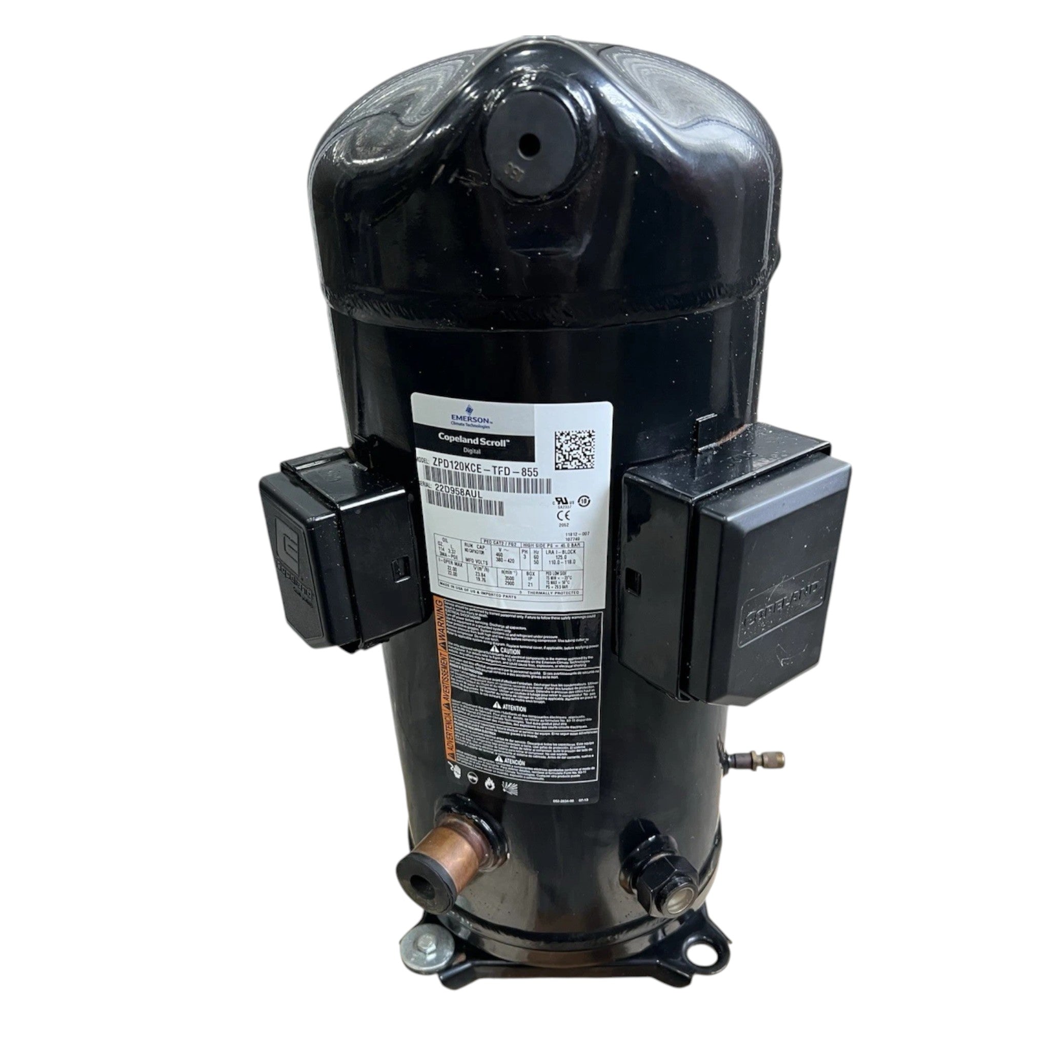 ZPD120KCETFD855 Copeland Scroll Compresor