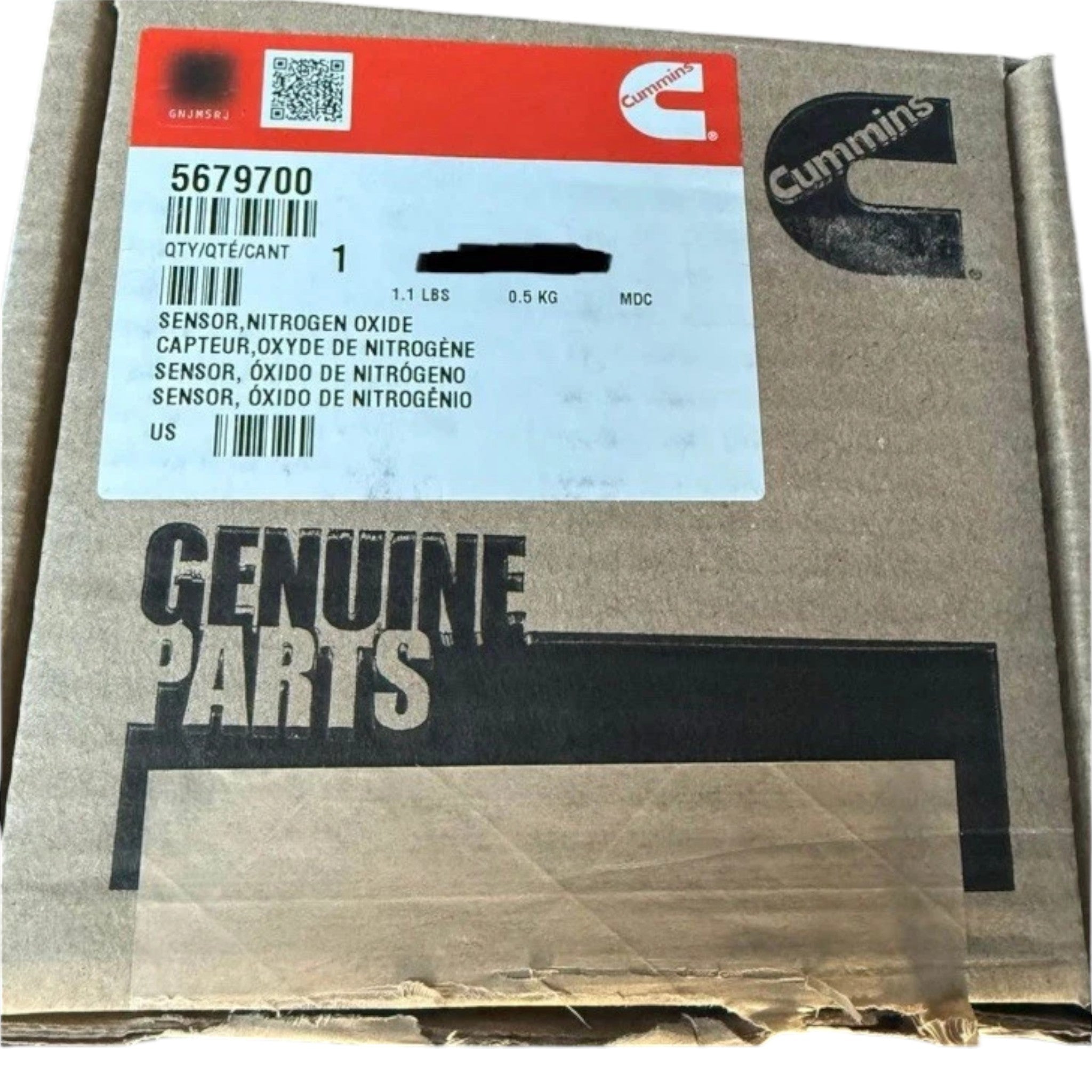 5679700NX Genuine Cummins Nitrogen Oxide Sensor