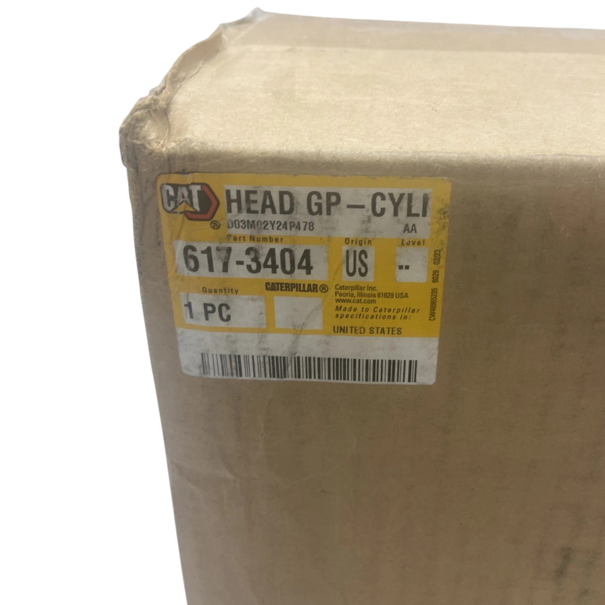 6173404 Genuine CAT 4 Valve Cylinder Head