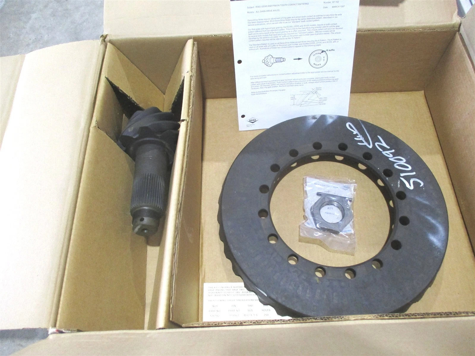 New Spicer 510112 Differential Ring Gear Pinion Set DSH40 4.63