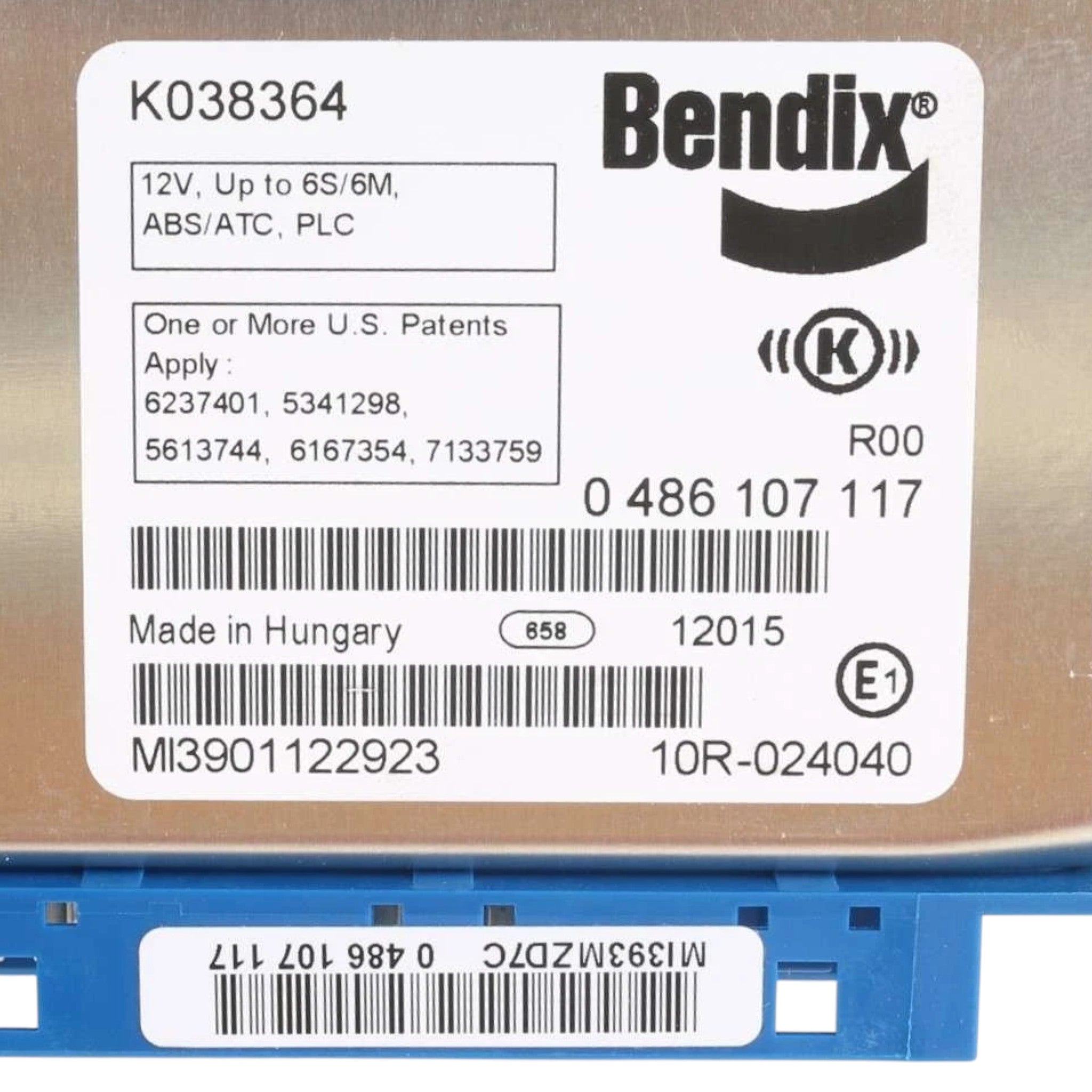 0 486 107 117 Genuine Bendix ECU Electronic Control Unit
