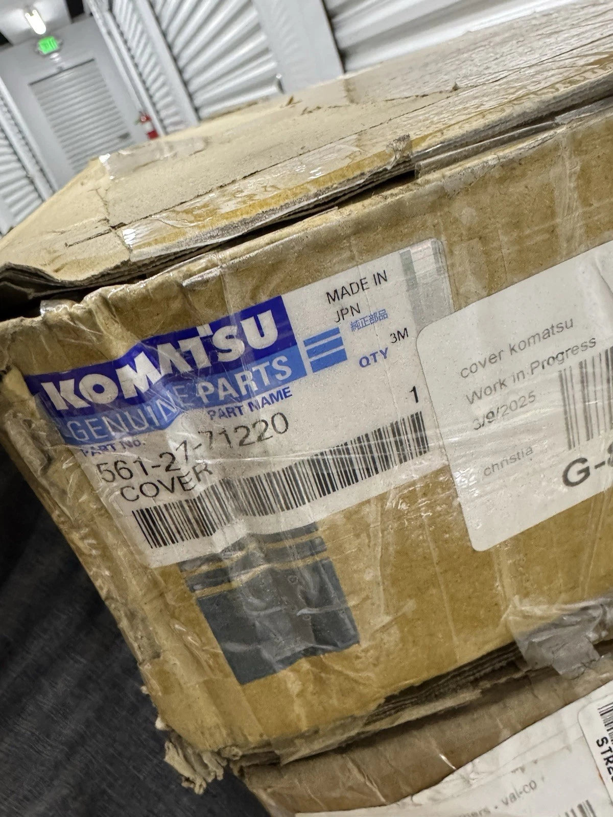 561-27-71220 Genuine Komatsu Cover