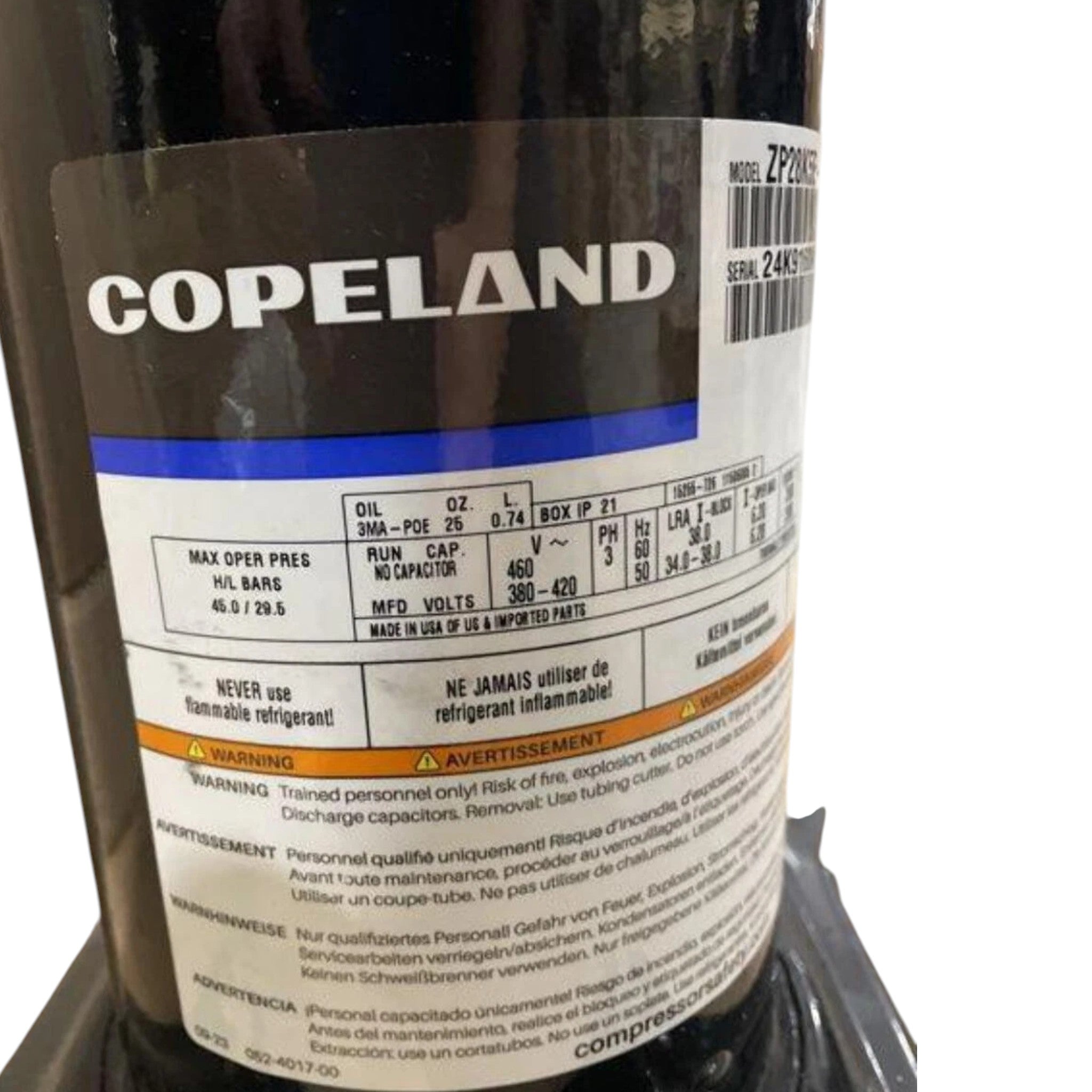 ZP28K5ETFD130 Copeland Scroll Compressor