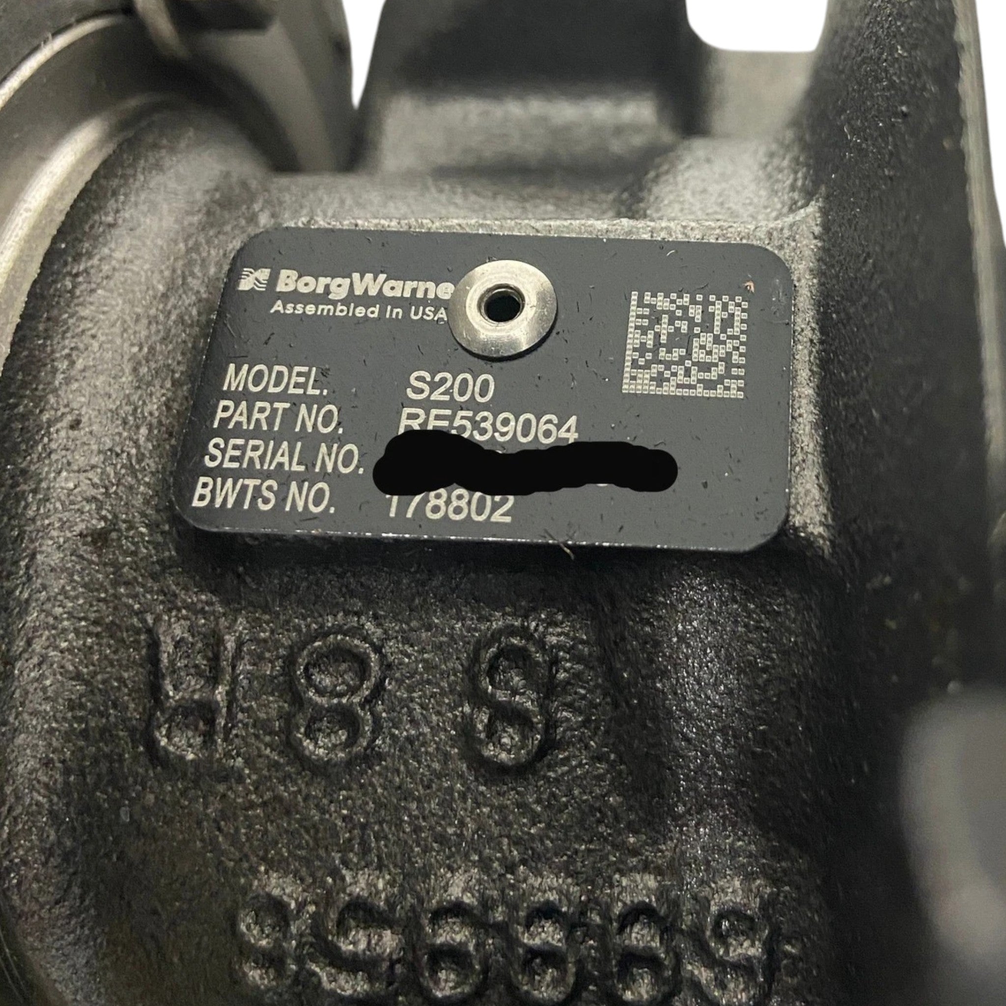 RE539064 Genuine John Deere Turbocharger