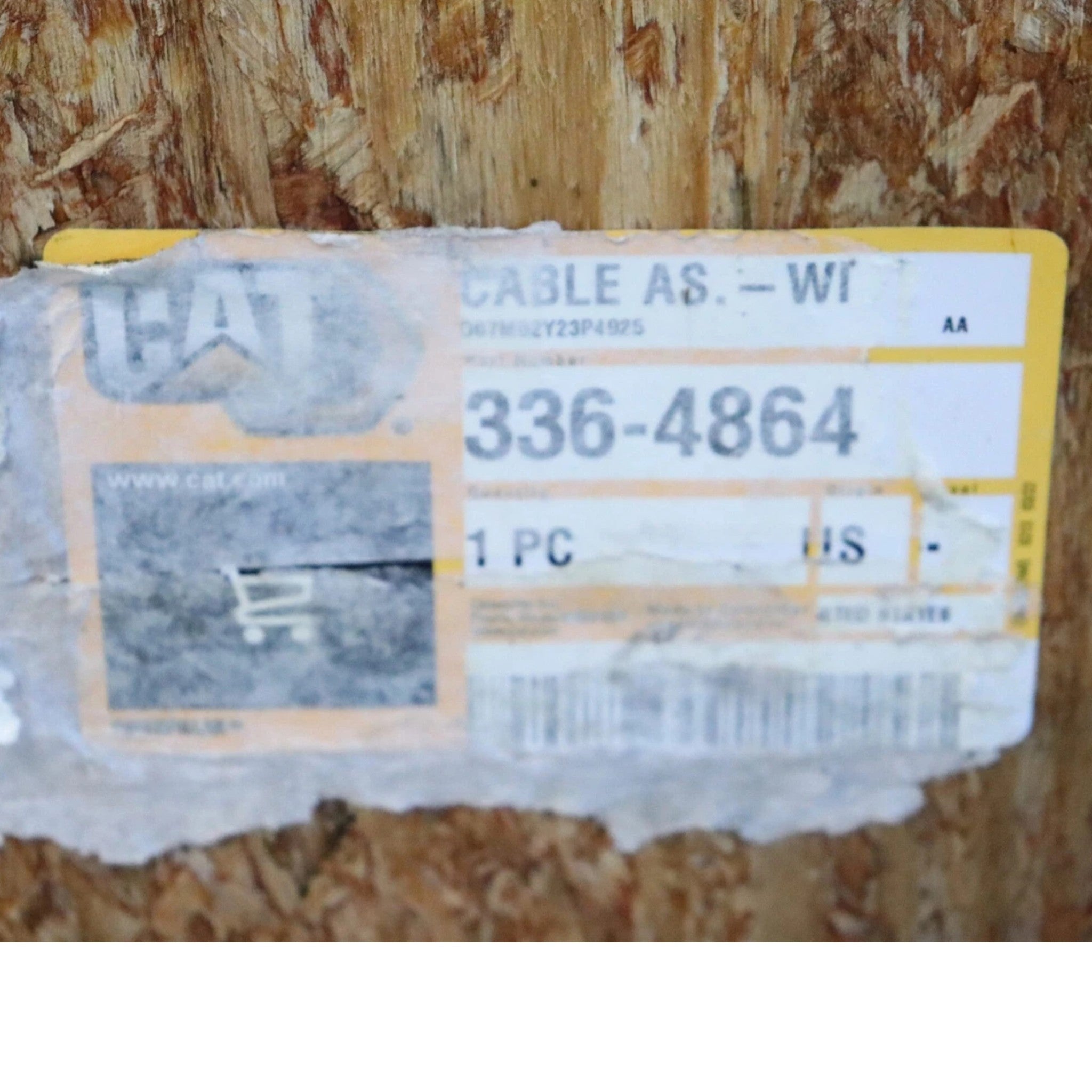 3364864 Genuine Caterpillar Winch Cable