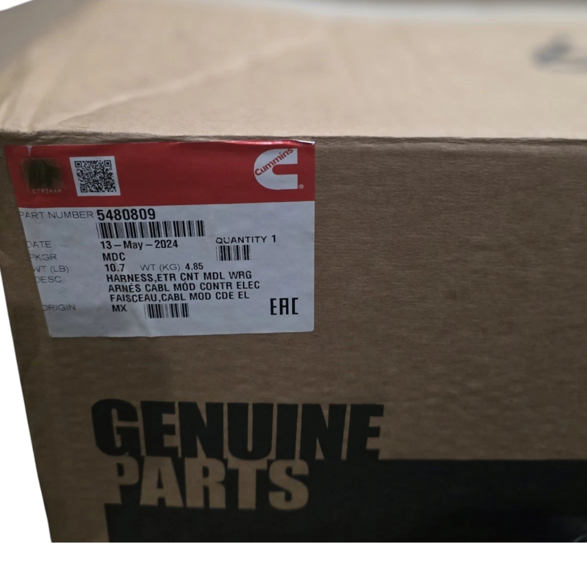 5445317 Genuine Cummins Electronic Control Module Wiring Harness