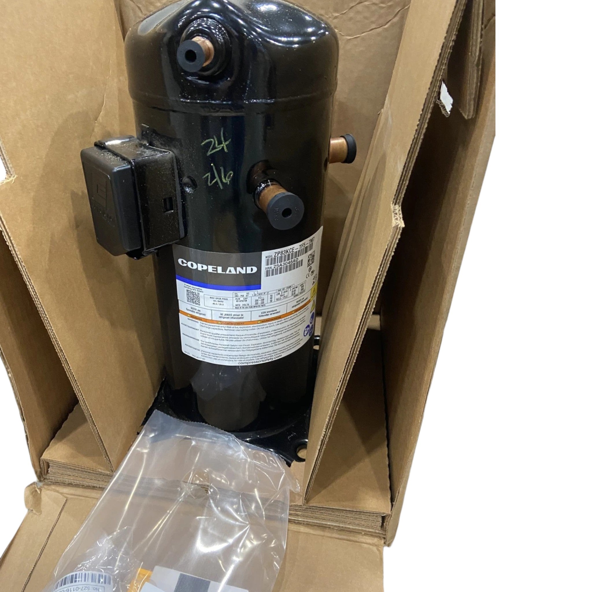 ZP83KCETF57M7 Genuine Copeland Scroll Compressor